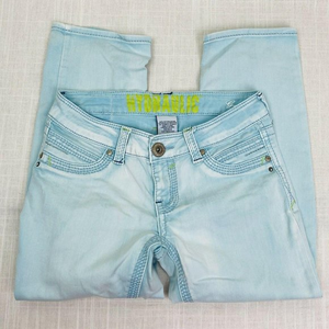 HYDRAULIC‎ Gramercy Capris Size 3/4 Bright Sky Blue